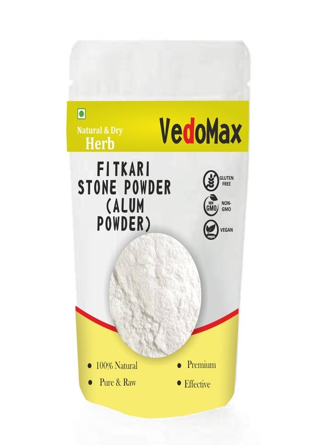 VedoMax Purified Fitkari Stone Powder | Alum Stone Powder - 200 gm - Image 1